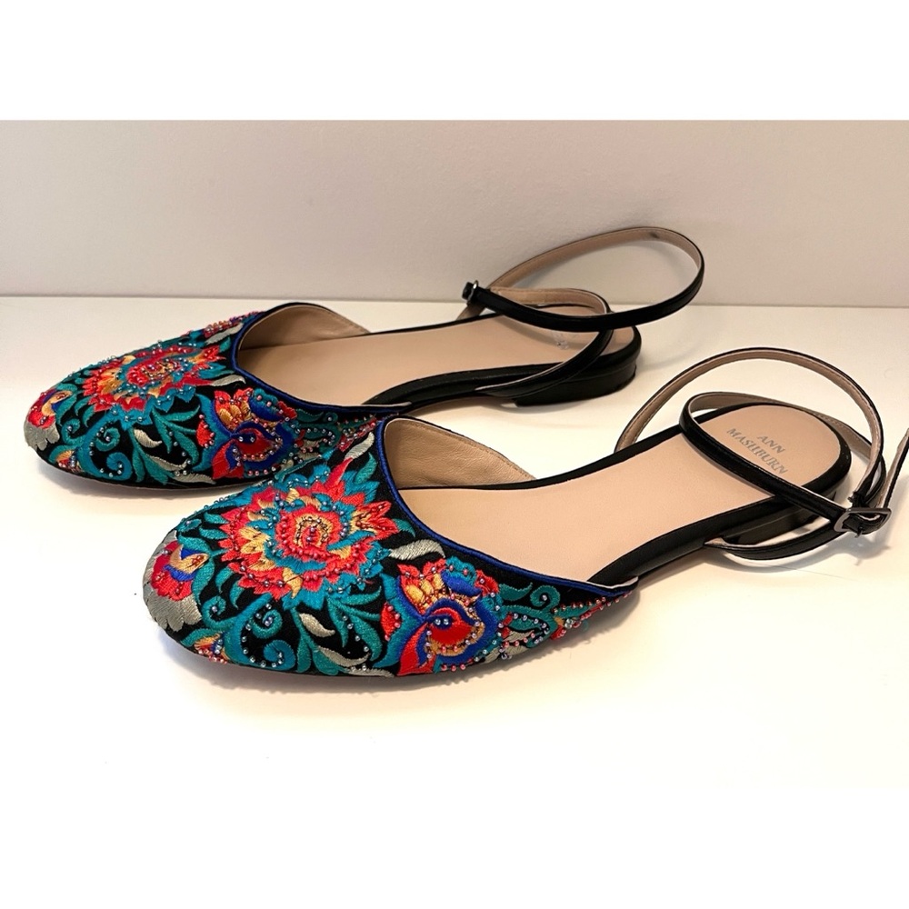 Ann Mashburn Beaded Embroidered Flats